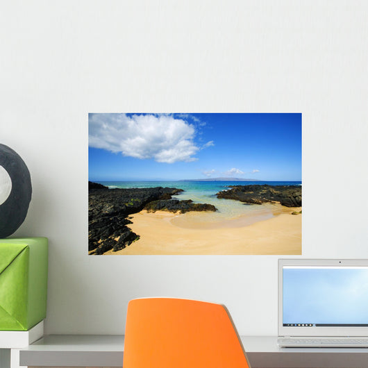 USA, Hawaii, Makena, Maui Wai Or Secret Beach Wall Mural