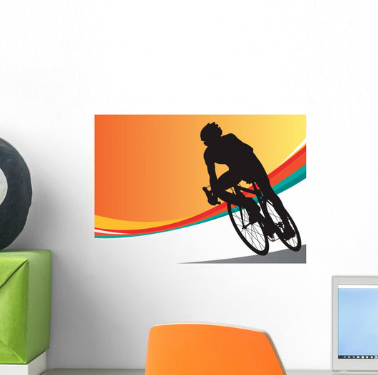 Sport bicycle vector racer Tour De France Wall Mural