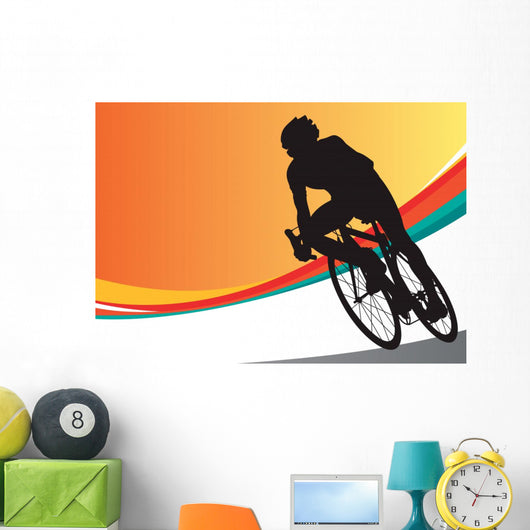 Sport bicycle vector racer Tour De France Wall Mural