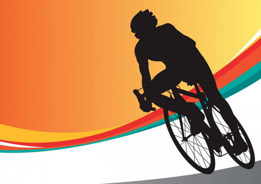 Sport bicycle vector racer Tour De France Wall Mural