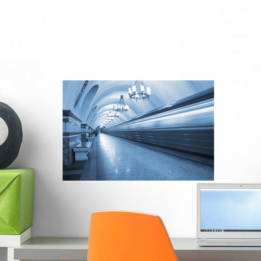 Ghost Train Wall Mural