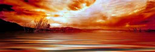 Sunrise Mono Lake Wall Decal