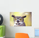 Close up of face of Great Horned Owl Wall Mural