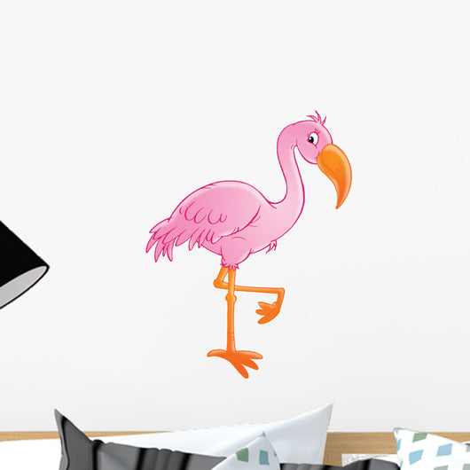 Pink Flamingo Wall Decal