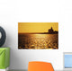 Coquille Lighthouse At Sunset Wall Mural