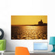 Coquille Lighthouse At Sunset Wall Mural