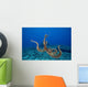 USA, tentacles outstretched over reef Wall Mural
