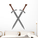 Crossed Swords Wall Decal