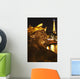 Night Lights Of Eiffel Tower And River Seine Wall Mural
