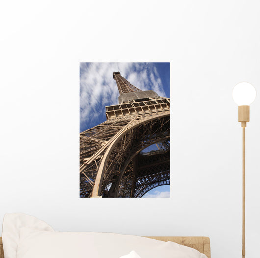 View From Underneath The Eiffel Tower Wall Mural