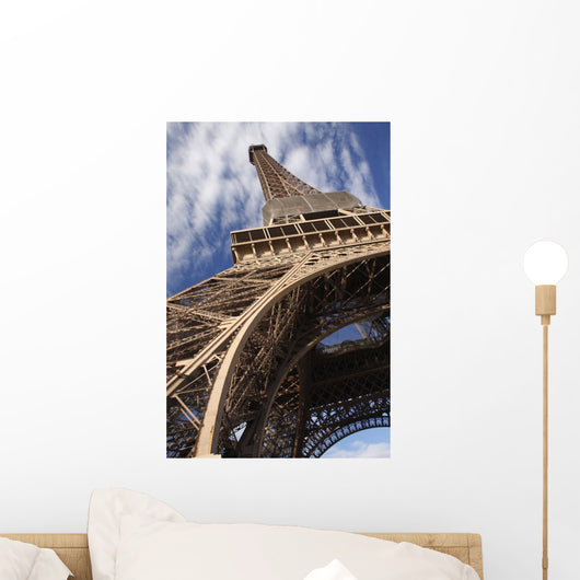 View From Underneath The Eiffel Tower Wall Mural
