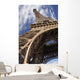 View From Underneath The Eiffel Tower Wall Mural