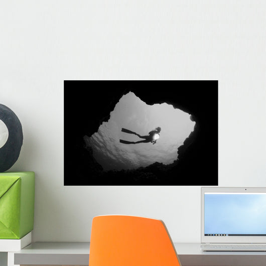 Framed By Cavern Entrance Wall Mural