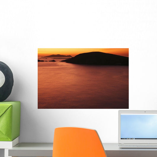 Sunset Over Dunmore Head And The Blasket Islands Wall Mural