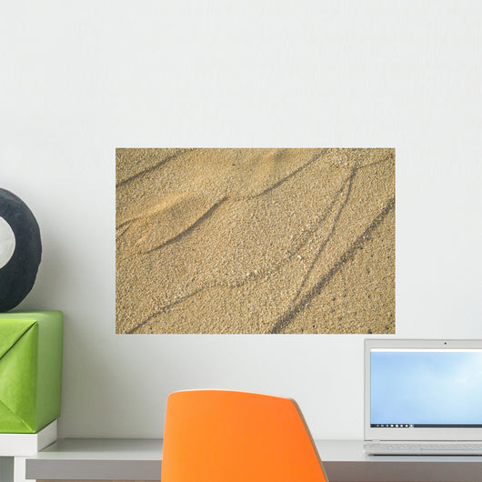 Close-Up Of Patterns In Sand Wall Mural