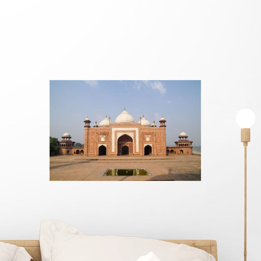 India, Next to Taj Mahal Wall Mural