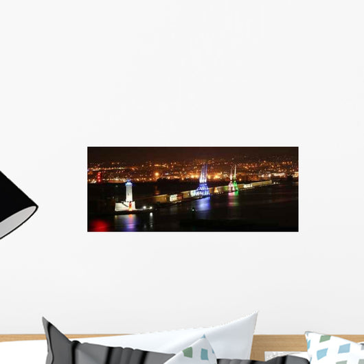 Grues Port Autonome Marseille Wall Decal