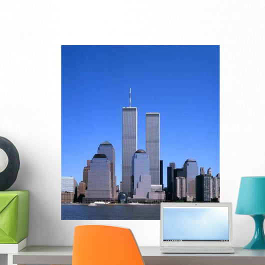 NYC Skyline with Twin Wall Decal