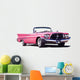 Vintage Pink Caddy Wall Decal