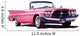 Vintage Pink Caddy Wall Decal