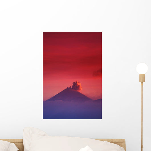 Indonesia, Overview Of Bromo Tengger Semeru National Park At Sunset Wall Mural