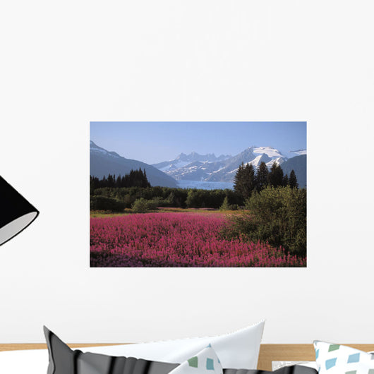 Field Of Fireweed Wall Mural