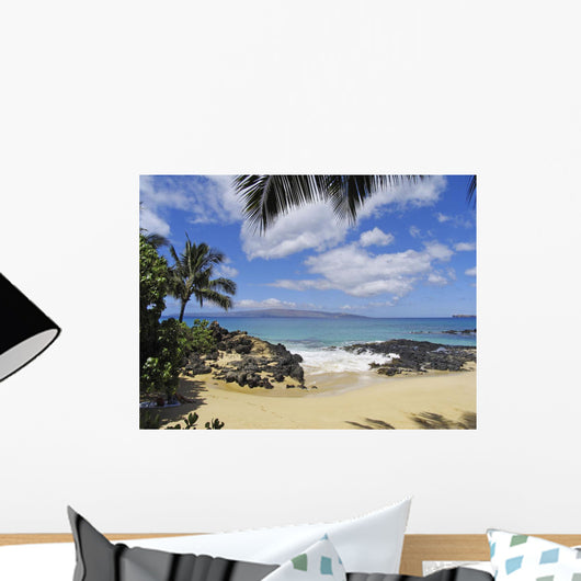View From Secret Beach Of Kahoolawe And Molokini Islands Wall Mural