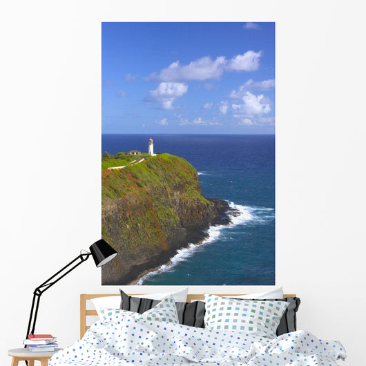 Kilauea Point Lighthouse At Kilauea National Wildlife Refuge Wall Mural