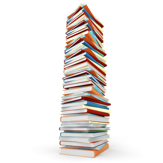3d render - a pile of colorful books Wall Decal