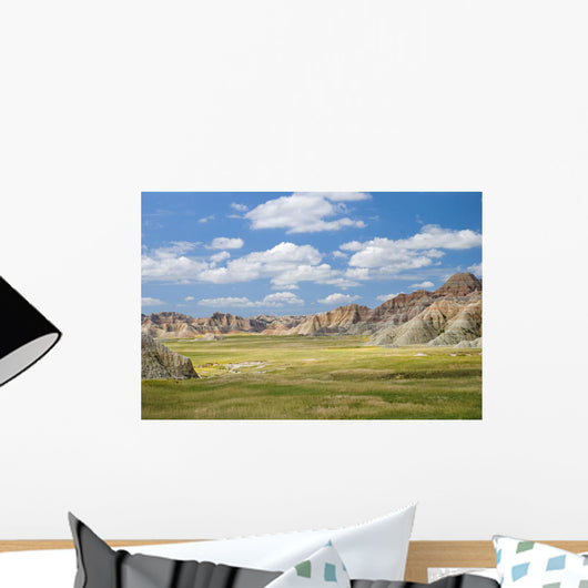 Colorful Landscape In Badlands National Park Wall Mural