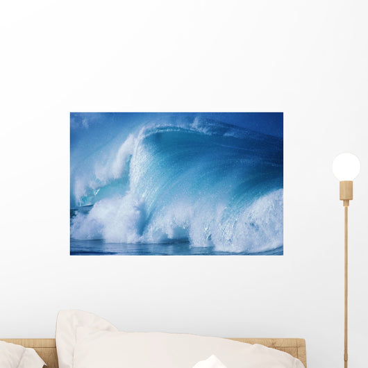 Hawaii, Wave Crashing With Spray Wall Mural