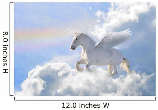 Pegasus in the Clouds Wall Mural
