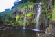 Hawaii, Maui, Hana, Blue Pool Falls Wall Mural