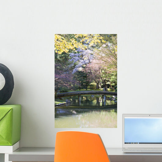 Bridge In Nitobe Memorial Garden Wall Mural