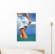 Hawaii, Legs And Feet Of Young Boy Sitting On A Bench By The Ocean Wall Mural