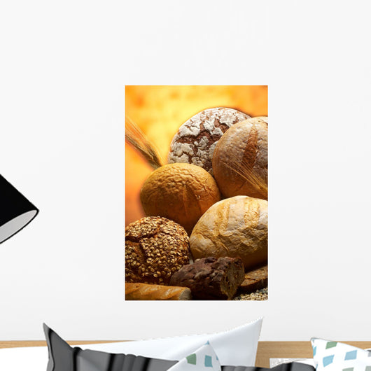 Group Different Bread Products