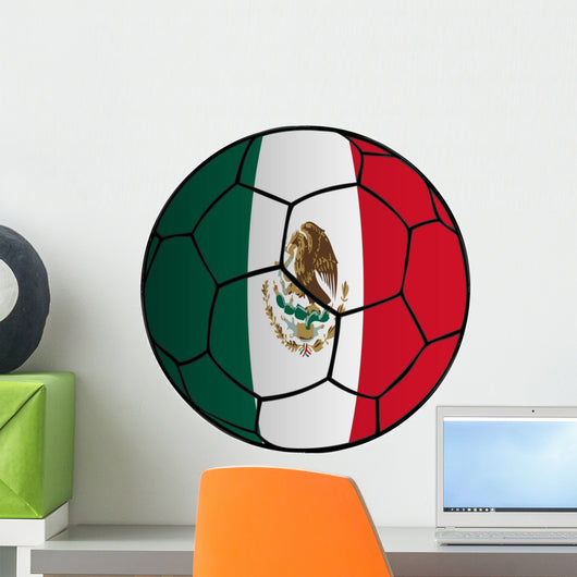 flag ball selection Mexico Wall Decal