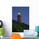 Red Lighthouse Illuminated Wall Mural