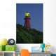 Red Lighthouse Illuminated Wall Mural