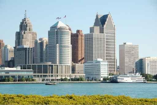 Downtown Detroit Wall Decal