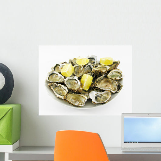 Plate of Oysters Wall Decal