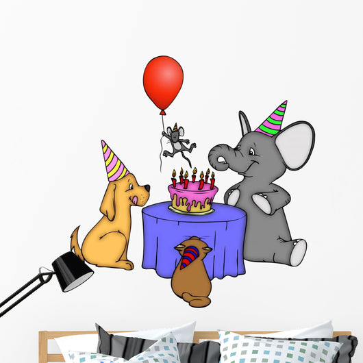 Birthday, party, party, children's birthday party Wall Decal