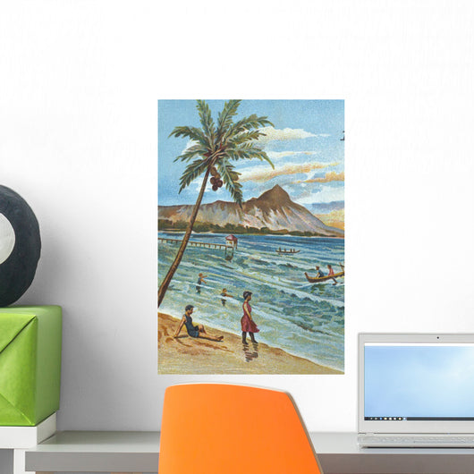 Postcard Wall Mural