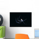 Australia, Pelagic Octopus Midwater Black Ocean Background A87H Wall Mural
