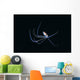 Australia, Pelagic Octopus Midwater Black Ocean Background A87H Wall Mural