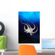 Hawaii, Day Octopus View Of Underside Near Surface, Midwater A87B Wall Mural