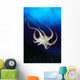 Hawaii, Day Octopus View Of Underside Near Surface, Midwater A87B Wall Mural