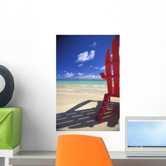 Calm Turquoise Ocean Shoreline Wall Mural