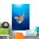 Hawaii, Day Octopus Midwater With Sunburst B1908 Wall Mural