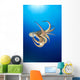 Hawaii, Day Octopus Midwater With Sunburst B1908 Wall Mural